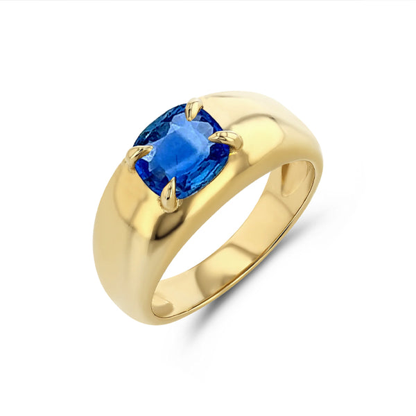 starling 1.12ct CUSHION CUT SAPPHIRE CLOUD RING