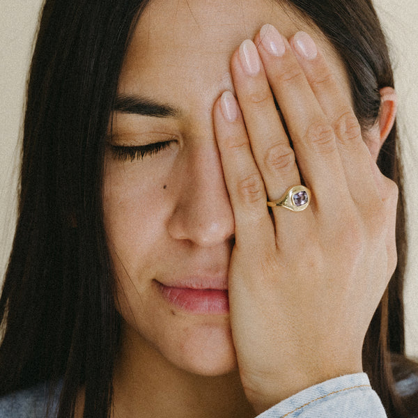 Starling 1.18CT SRI LANKA SPINEL RIPPLE RING