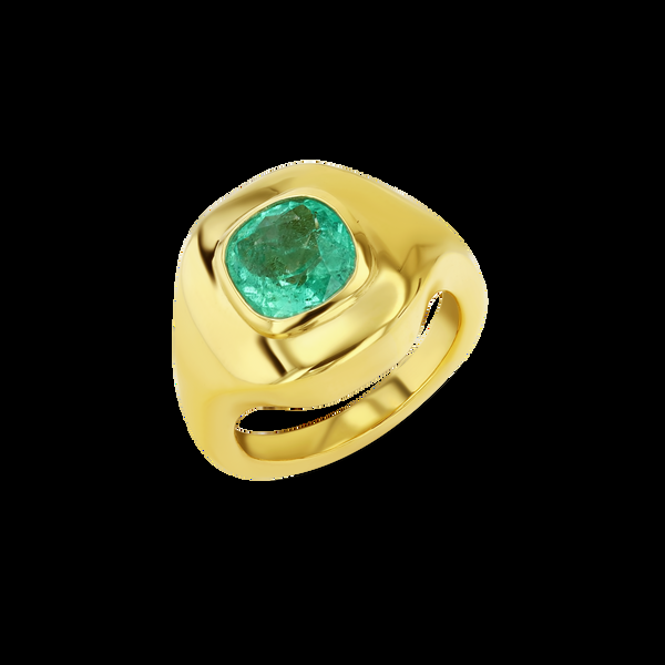 starling 1.22CT MUZO EMERALD RIPPLE RING