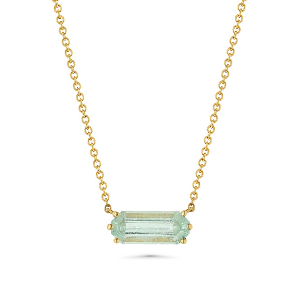 starling 1.98ct Mint Beryl Prong Necklace