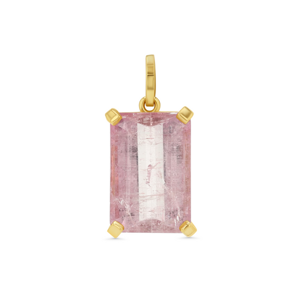 starling 12.42ct Pink Tourmaline Emerald Cut Charm
