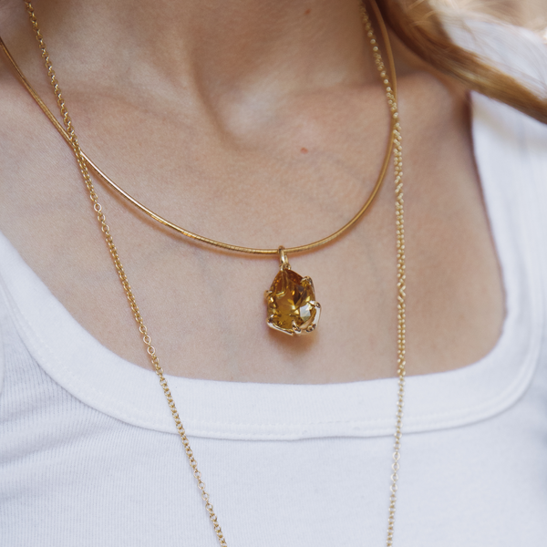 Starling 16.09ct Citrine Prong Charm