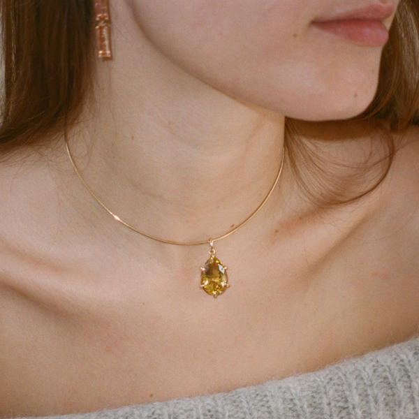 Starling 16.09ct Citrine Prong Charm