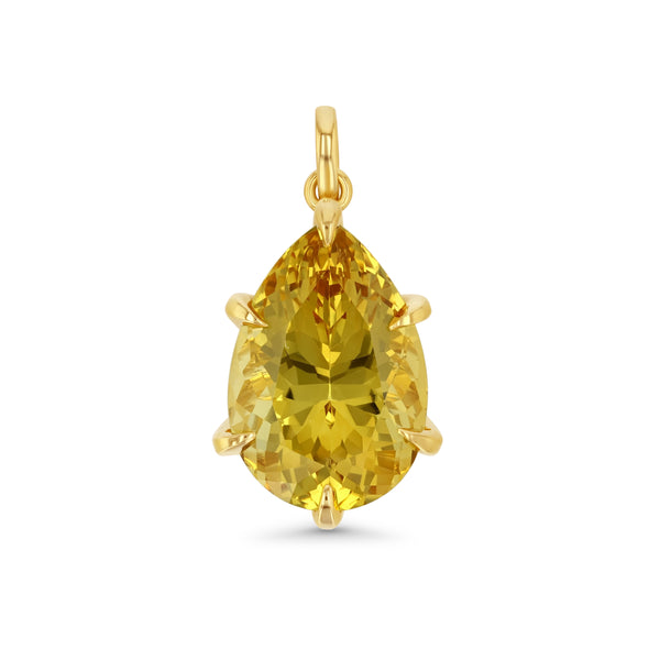 starling 16.09ct Citrine Prong Charm
