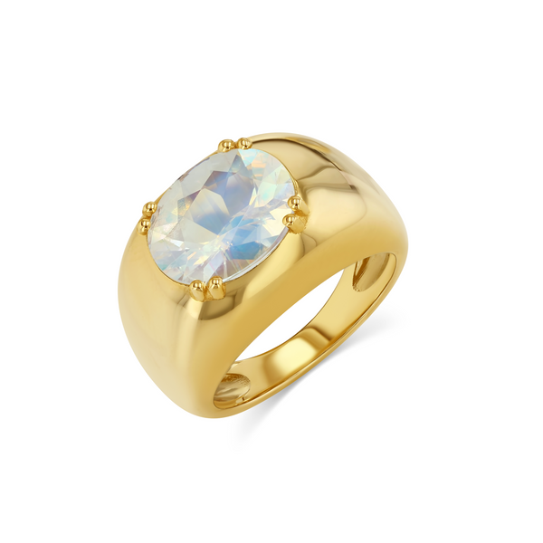 starling 2.36ct Moonstone Double-Prong Cloud Ring