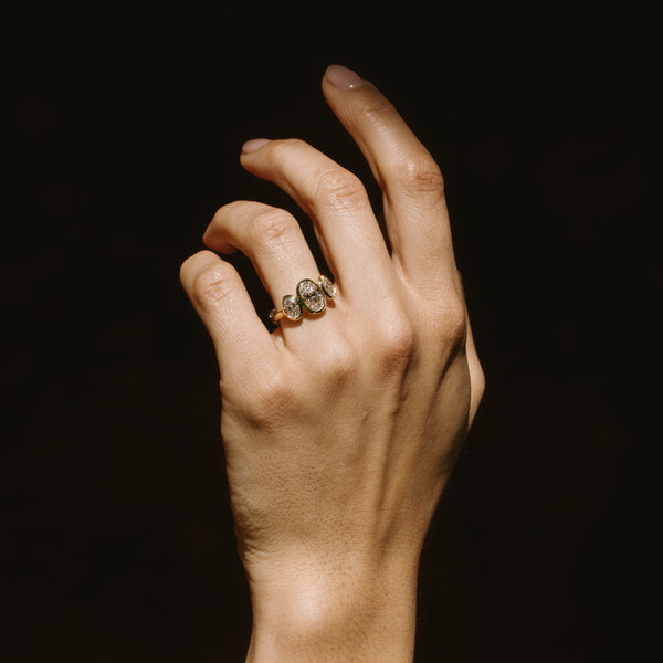 Starling 2.54tcw Oval Diamond Auden Ring