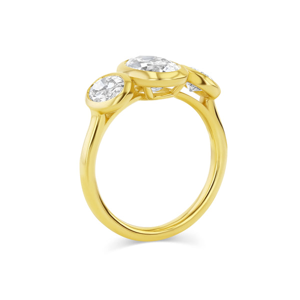 Starling 2.54tcw Oval Diamond Auden Ring