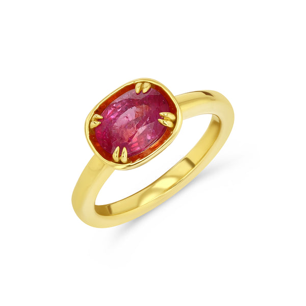 starling 2.64CT RUBY BASKET RING