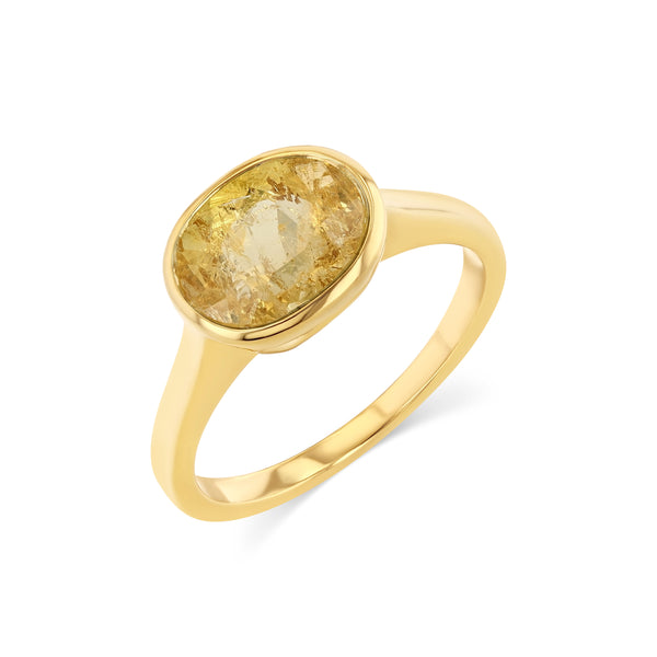 starling 2.90CT IMPERIAL TOPAZ BEZEL RING