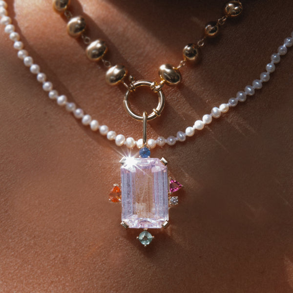 Starling 20.75CT KUNZITE MONTAGE CHARM