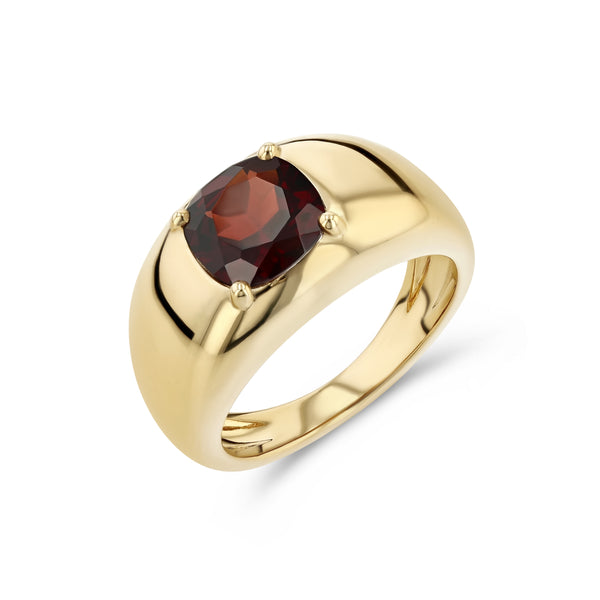 starling 2CT GARNET CUSHION CLOUD RING