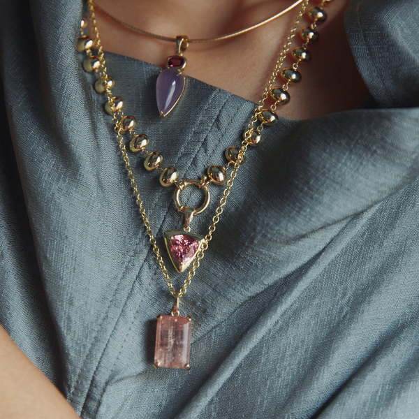 Starling 3.45ct Pink Tourmaline Colette Charm