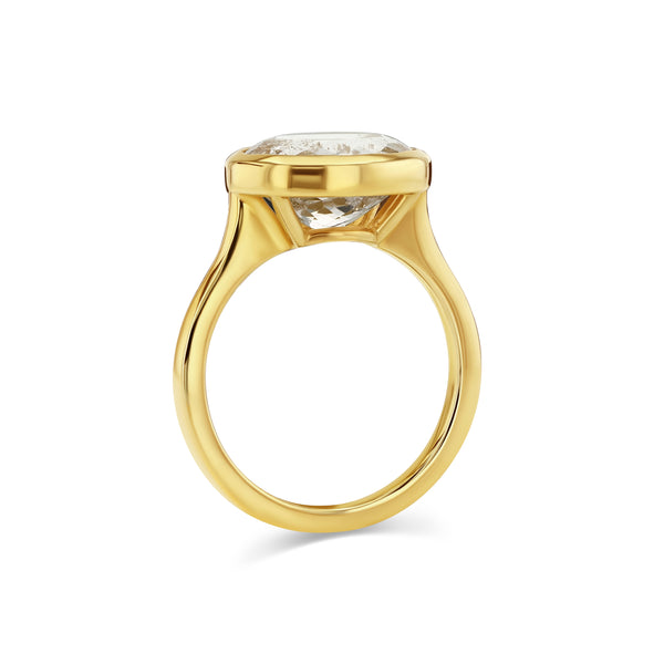 Starling 3.77CT PINK BERYL BEZEL RING