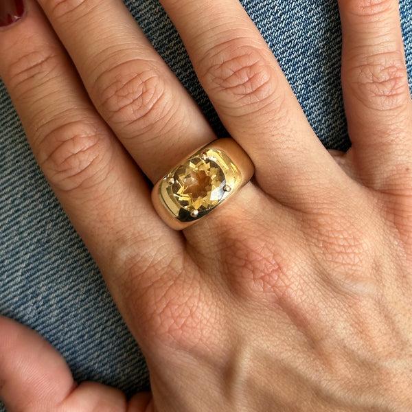 Starling 3.96CT CITRINE CLOUD RING