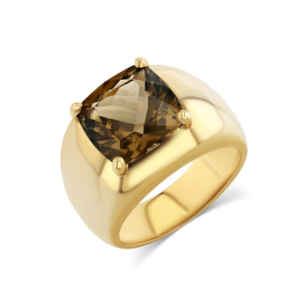 starling 5.50CT SMOKY QUARTZ JUMBO CLOUD RING