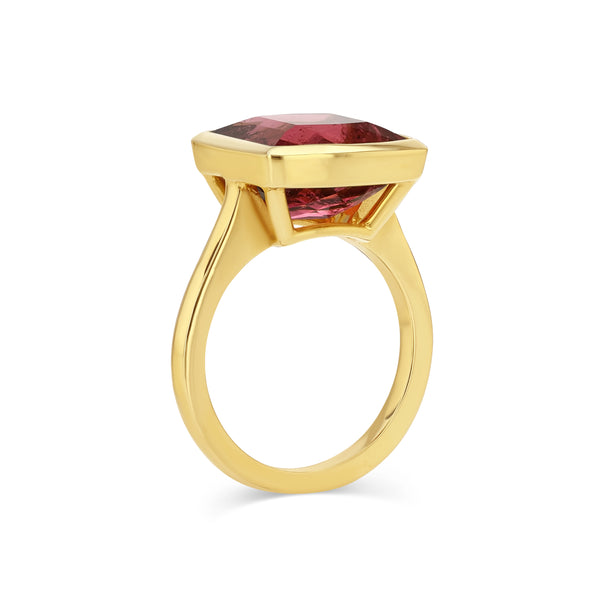 Starling 6.22CT BRAZILIAN PINK TOURMALINE RING
