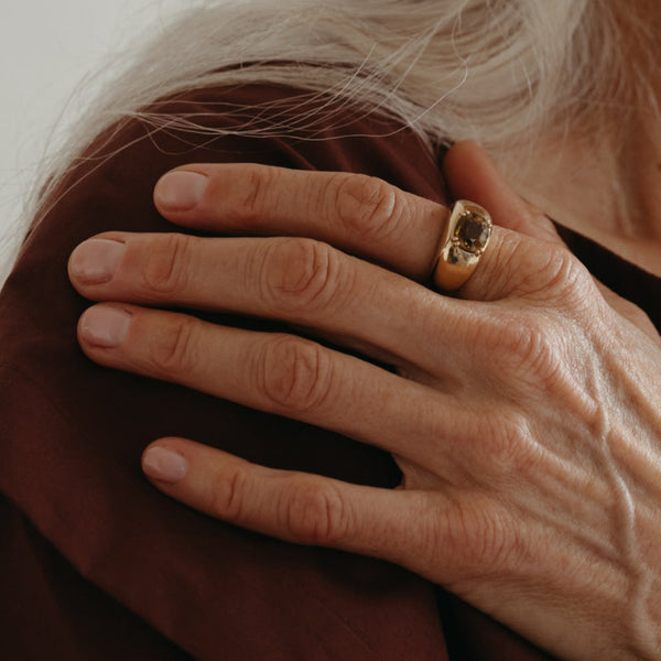 Starling 7.99CT SPHENE DOUBLE PRONG CLOUD RING