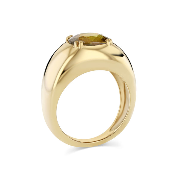 Starling 7.99CT SPHENE DOUBLE PRONG CLOUD RING