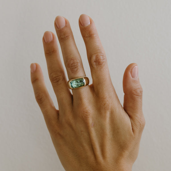 Starling 8.30ct Mint Tourmaline Cloud Ring