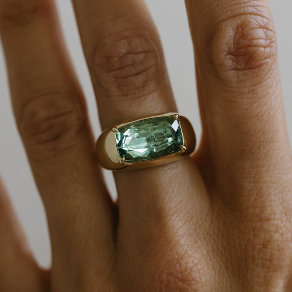 Starling 8.30ct Mint Tourmaline Cloud Ring