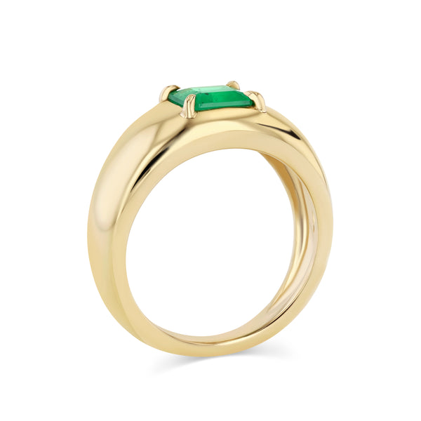 Starling .96ct Muzo Emerald Cloud Ring