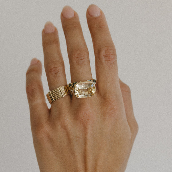 Starling 9CT CITRINE GEORGIA BIRTHSTONE RING