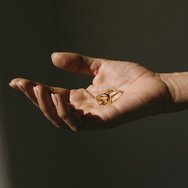 Starling 9CT CITRINE GEORGIA BIRTHSTONE RING