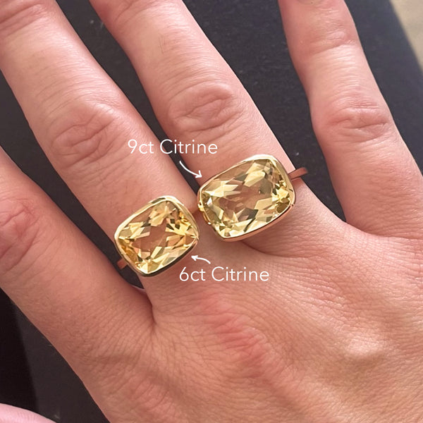 Starling 9CT CITRINE GEORGIA BIRTHSTONE RING