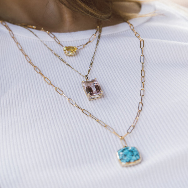 Starling Amethyst Emerald Cut Charm