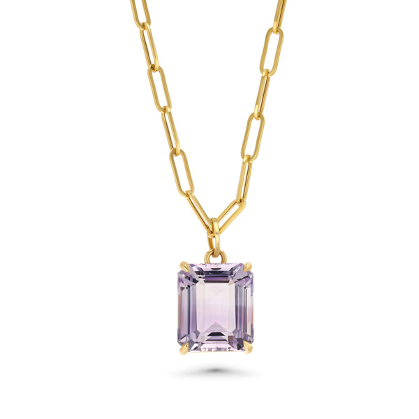 starling Amethyst Emerald Cut Charm