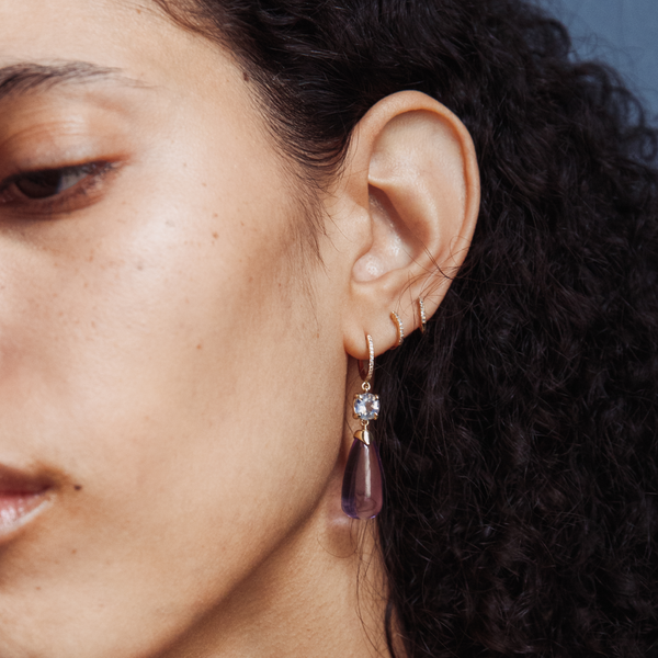 Starling Amethyst & Moonstone Drops