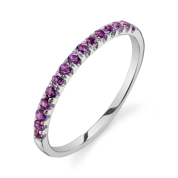 Starling AMETHYST PAVÉ RING