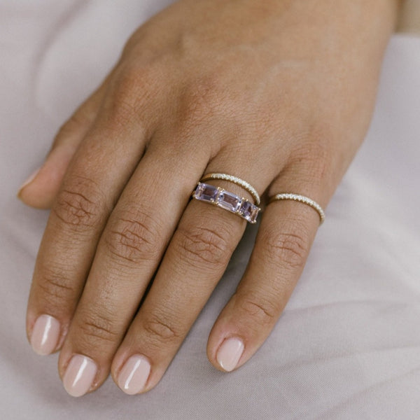 Starling AMETHYST ROSA BIRTHSTONE RING
