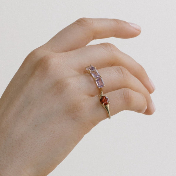 Starling AMETHYST ROSA BIRTHSTONE RING