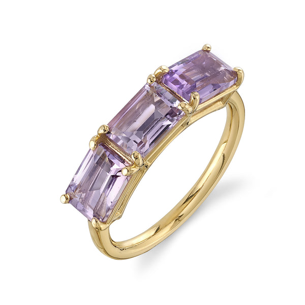 starling AMETHYST ROSA BIRTHSTONE RING