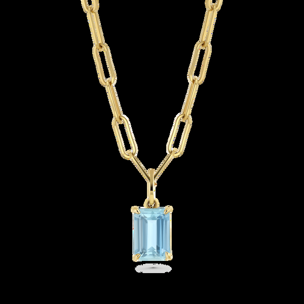 starling Aquamarine Baguette Charm