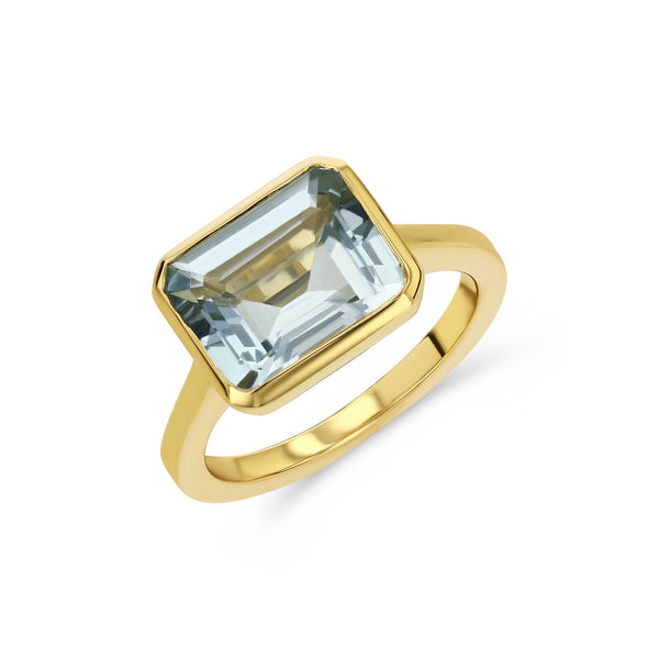 starling AQUAMARINE JULIA BIRTHSTONE RING