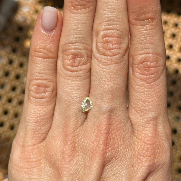 Starling BESPOKE 0.41CT YELLOW PEAR DIAMOND