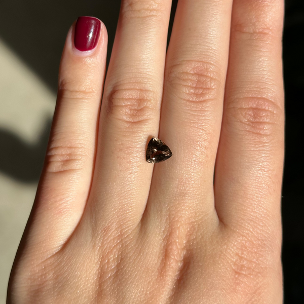 Starling Bespoke 1.21ct Brown Trilliant Tourmaline