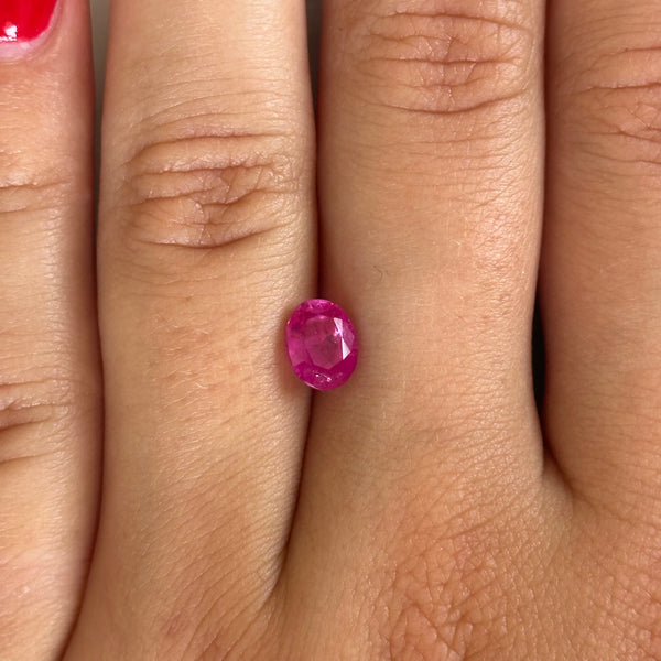 Starling BESPOKE 1.40CT RUBY OVAL CUT