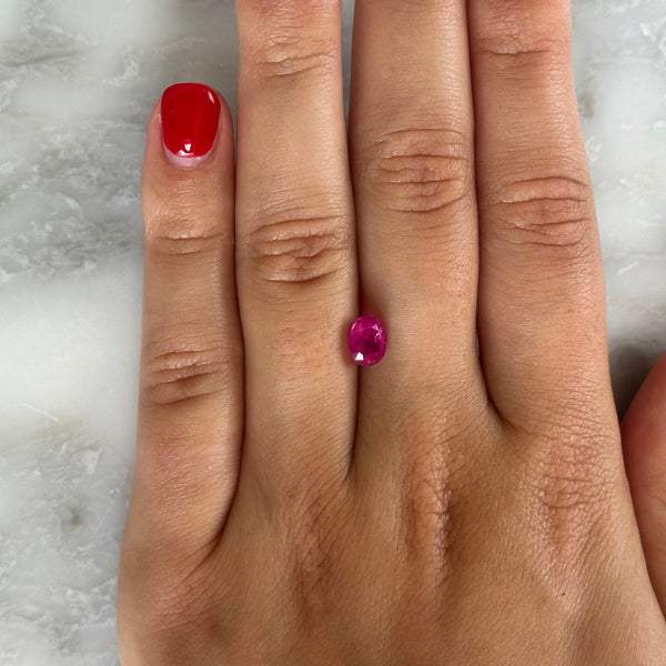 Starling BESPOKE 1.40CT RUBY OVAL CUT