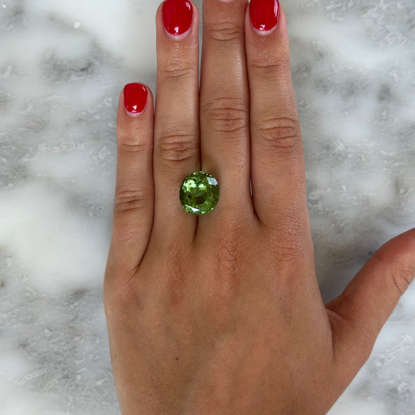 Starling BESPOKE 14.23CT GREEN TOURMALINE