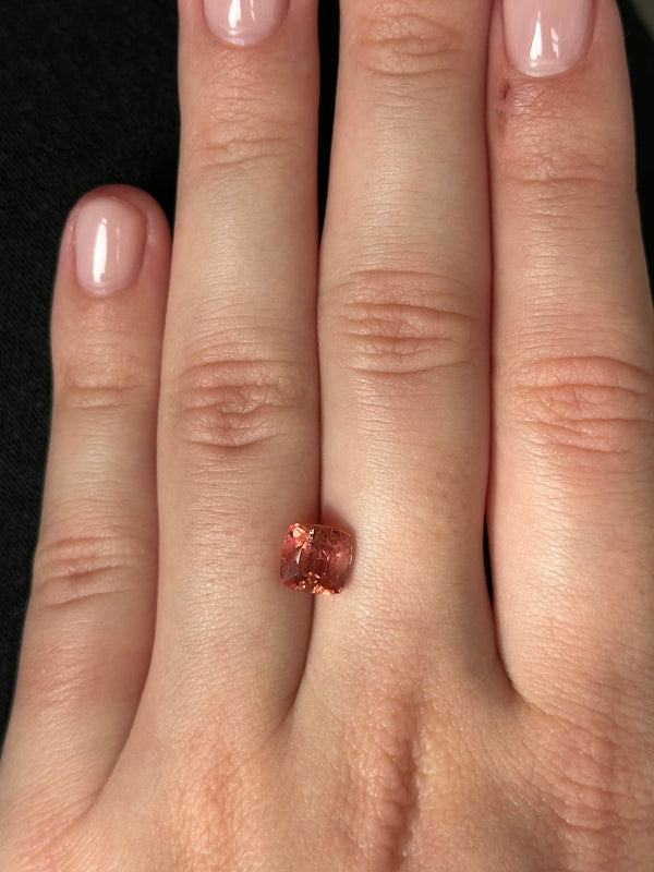 Starling Bespoke 2.18ct Imperial Topaz Cushion Cut