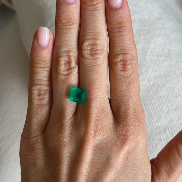 Starling BESPOKE 2.33CT MUZO EMERALD CUT EMERALD