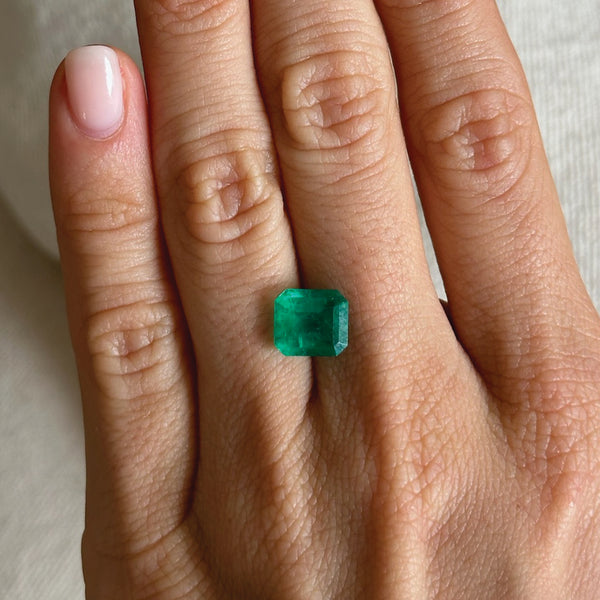 Starling BESPOKE 2.33CT MUZO EMERALD CUT EMERALD