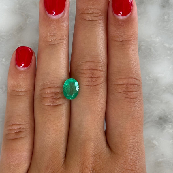Starling BESPOKE 2.34CT OVAL COLOMBIAN EMERALD