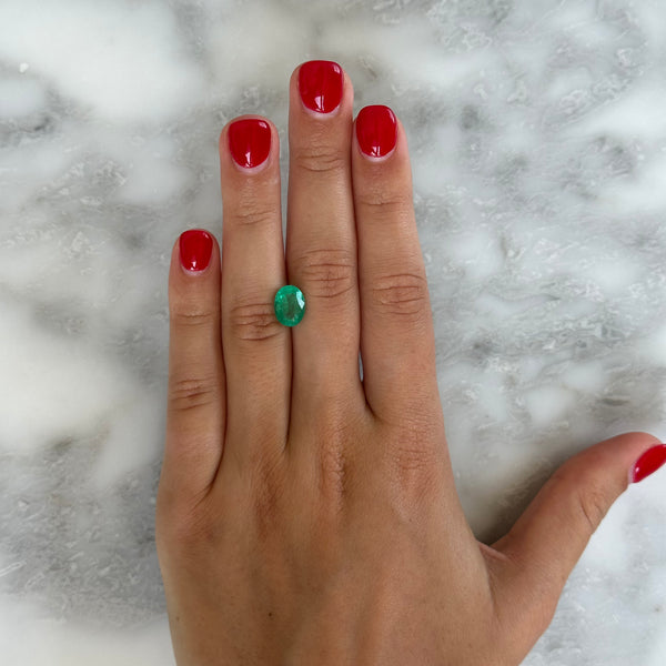Starling BESPOKE 2.34CT OVAL COLOMBIAN EMERALD