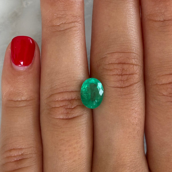 Starling BESPOKE 2.34CT OVAL COLOMBIAN EMERALD