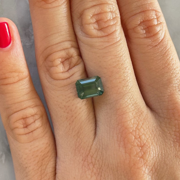 Starling BESPOKE 3.34CT GREEN SAPPHIRE