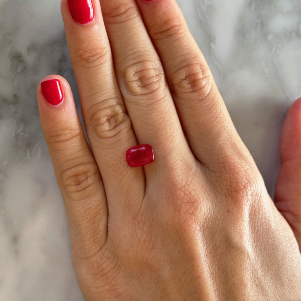 Starling BESPOKE 3.39CT RHODONITE